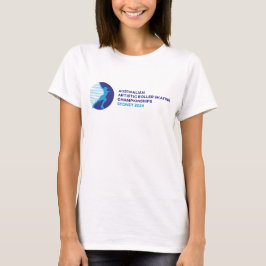 Camiseta Camisa-T feminina AARSC 2024 (Design frontal e tra