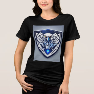 Camiseta "Camisa-T feminina com Design de logotipo de águia