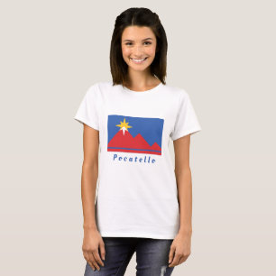 Camiseta Camisa-T feminina da cidade de Pocatello Idaho