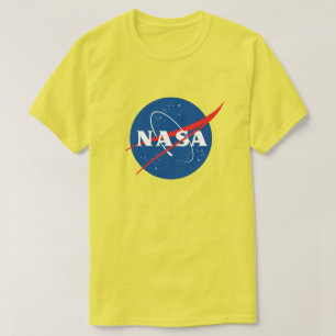 Camiseta Camisa-T feminina da NASA (Sun Yellow)
