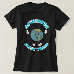 Camiseta Camisa-T feminina da planta salvadora