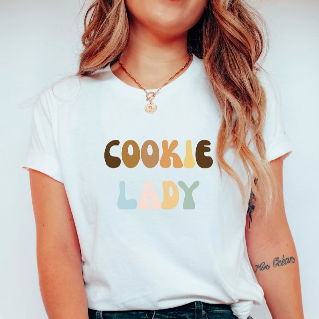 Camiseta Camisa-T feminina de biscoitos (Criador carregado)