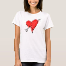 Camisa-T feminina de CUPID