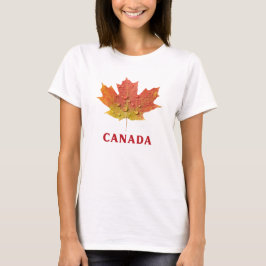 Camiseta Camisa-T feminina do Canadá