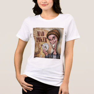 Camiseta Camisa-T feminina do Pazzo Pazzo, com 90 anos, MAD