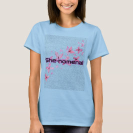 Camiseta Camisa-T feminina "Ela-nôenal" | Tee Inspiracional
