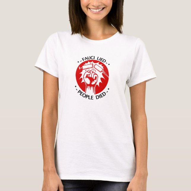 Camiseta Camisa-T feminina falida (Frente)