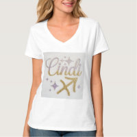 Camisa-T feminina Luxe Cindi Sagittarius