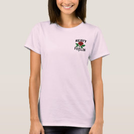Camiseta Camisa-T feminina pesada