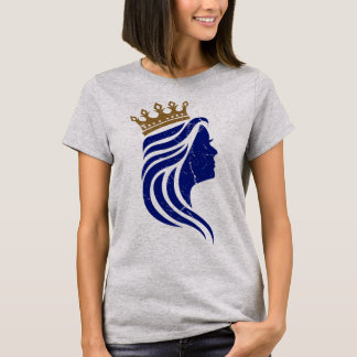 Camiseta Camisa-T feminina "Rainha" | Teto Gráfico na moda
