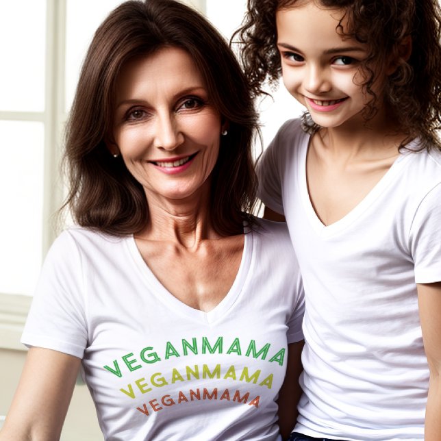 Camiseta Camisa-T-feminino de Veganmama (Criador carregado)
