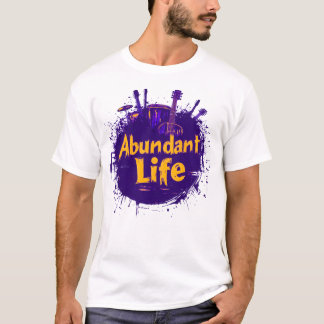 Camiseta Camisa-T frontal Abundante (Vibrante)