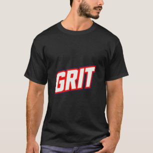 Camiseta Camisa-T-Grit - Roupa de Rua Motivacional para a R