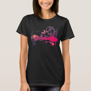 Camiseta Camisa-T Grunge Padrão