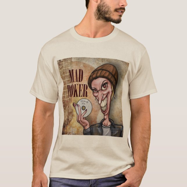 Camiseta Camisa-T Grunge Pazzo Masculina do Poker 90 (Frente)