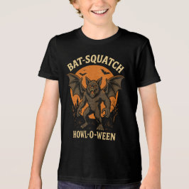 Camiseta Camisa-T-Halloween Bat-Squatch Howl-O-Ween - Crypt