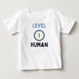 Camiseta Camisa-T humana de nível 1