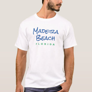 Camiseta Camisa-T Masculina Madeira Beach Florida