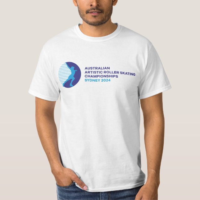 Camiseta Camisa-T masculino AARSC 2024 (Design frontal e tr (Frente)