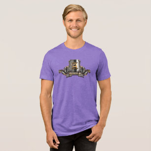 Camiseta Camisa-T (masculino) Bella+Canvas, Tri-Blend