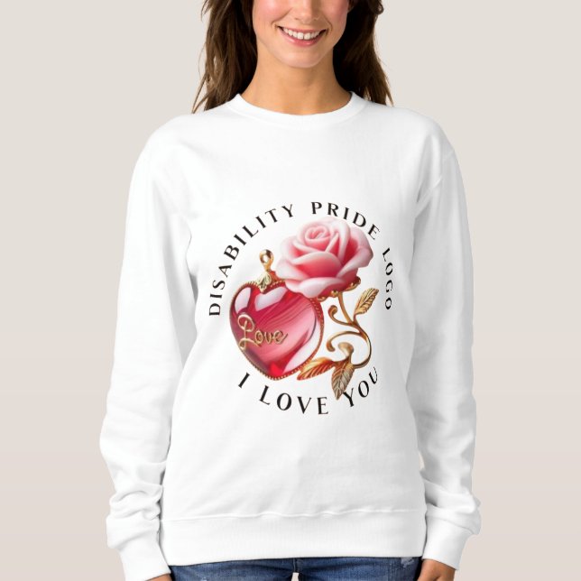 Camiseta "Camisa T Mês do Orgulho de Deficiência | Arco-íri (Frente)