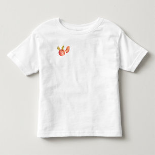 Camiseta Camisa-T Minimalista Peach Toddler