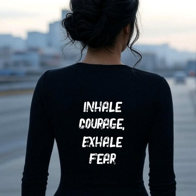 Camiseta Camisa-T Motivacional de Capa Longa (Criador carregado)