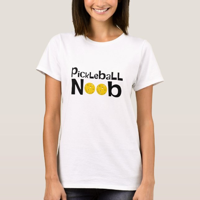 Camiseta Camisa-T-noob-Pickleball (Frente)