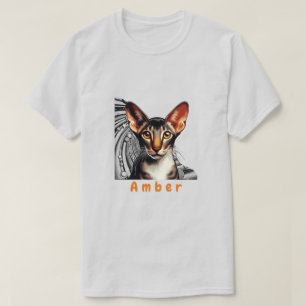 Camiseta Camisa-T Oriental Shorthair