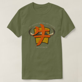 Camiseta Camisa-T "Ox" Chinesa