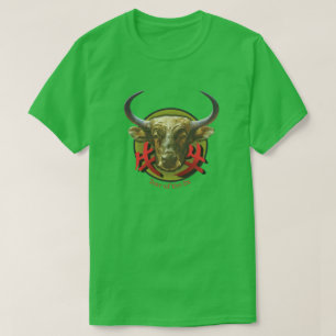 Camiseta Camisa-T "Ox" Chinesa