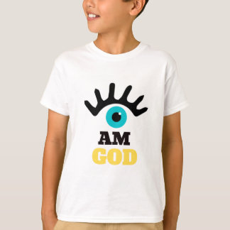 Camiseta Camisa-T para crianças de olhos azuis