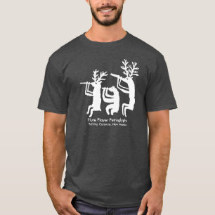 Camiseta Camisa-T Petroglife do Flute Player