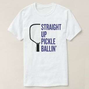 Camiseta Camisa-T "Pickleball em Hetero Superior"