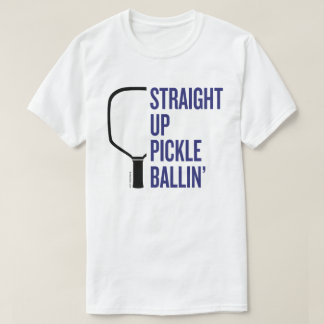 Camiseta Camisa-T "Pickleball em Hetero Superior"