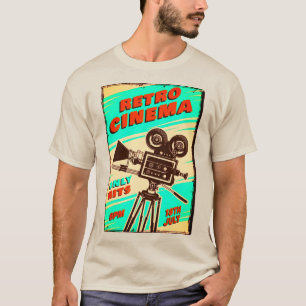 Camiseta Camisa-T Poster de CINEMA Retroativa