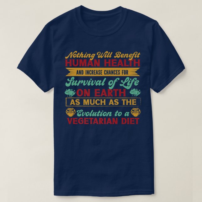 Camiseta Camisa-T Premium de dieta vegetal (Frente do Design)