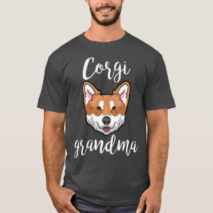 Camiseta Camisa-T Premium de Vovó Corgi