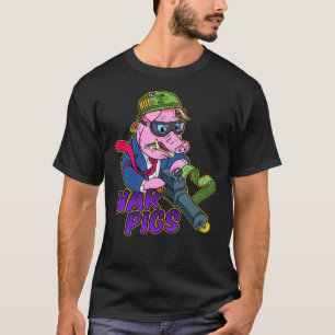Camiseta Camisa-T Premium dos Porcos de Guerra