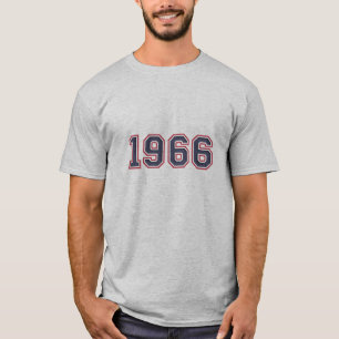 Camiseta Camisa-T retrô 1966