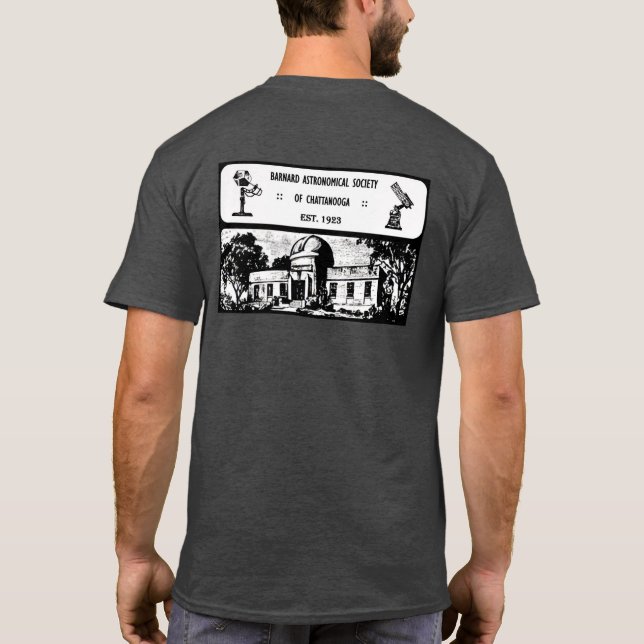 Camiseta Camisa-T retrô do BAS (Verso)