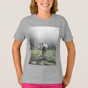 Camiseta Camisa-T Siberiana Branca