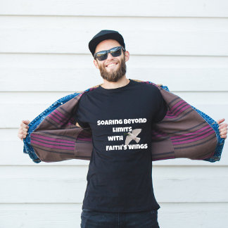 Camiseta Camisa-T "Soar além dos limites"
