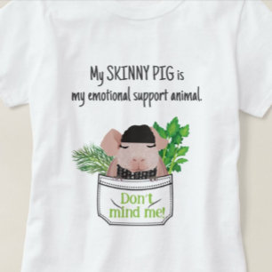 Camiseta Camisa-T-Suíno Magra