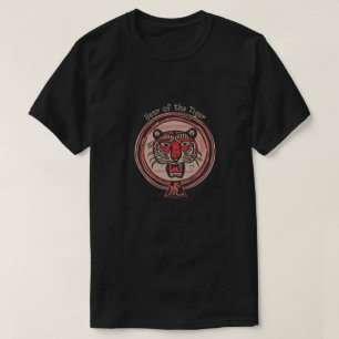 Camiseta Camisa-T "Tigre" Zodíaca Chinesa