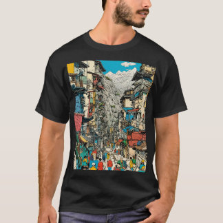 Camiseta Camisa-T **Título**: "Luta criativa: ansiedade no