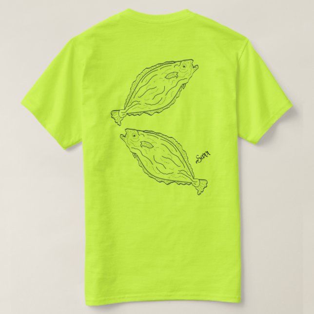 Camiseta Camisa: Uma Pesca Que Vamos (Verso do Design)