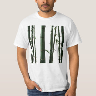 Camiseta Camisa-Valor dos Homens do Bambu Exótica
