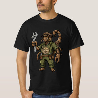 Camiseta Camisaeta de Mecânico de Escorpião - Desert Garage