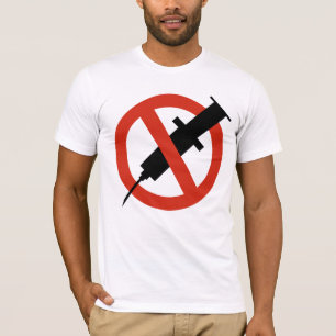 CAMISETA CAMISAS-CAMISAS ANTI-VACINA ANTIVAX